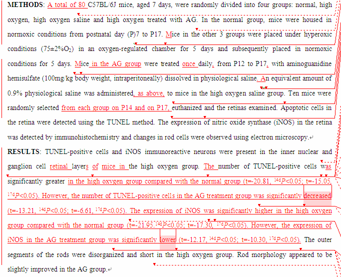 SCI论文英语润International journal of ophthalmology（ IF 		0.119）发表案例